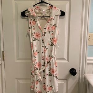 No Boundaries White floral Summer Dress